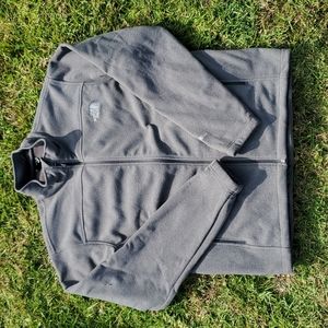 North Face Grey Fleece Zip Jacket NWOT, size Large